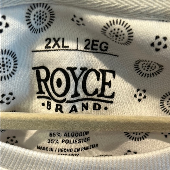 Royce Brand White Graphic Sweatshirt - Picture 2 of 4